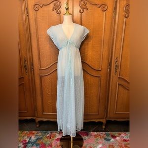 Vintage Powder Blue Nightgown